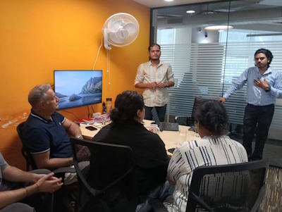 Face-to-face study abroad counselling session with upGrad expert